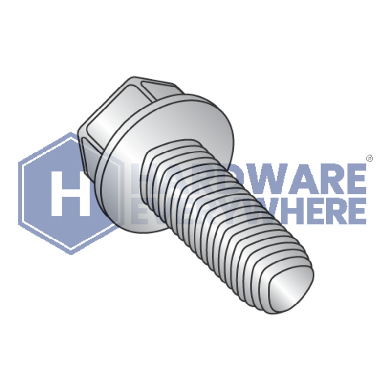5/16-18 X 1 1/4 Thread Forming Screws / Unslotted / Hex Washer Head / 18-8 Stainless / Plain / Taptite Alternate