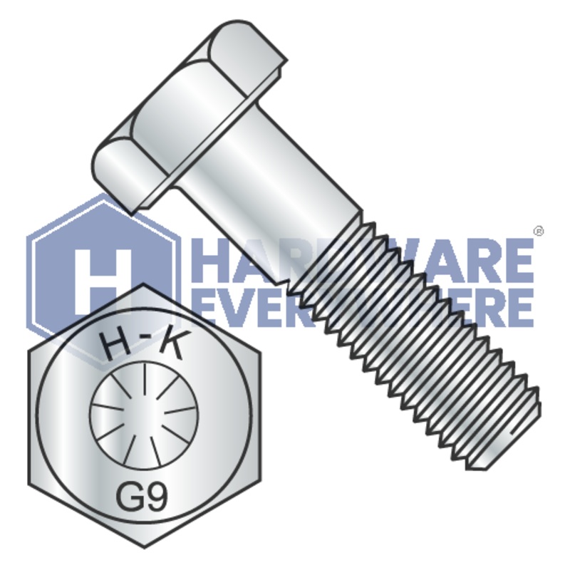 5/16-18 x 2 1/4 HEX CAP SCREWS / Grade 9 / EcoGuard