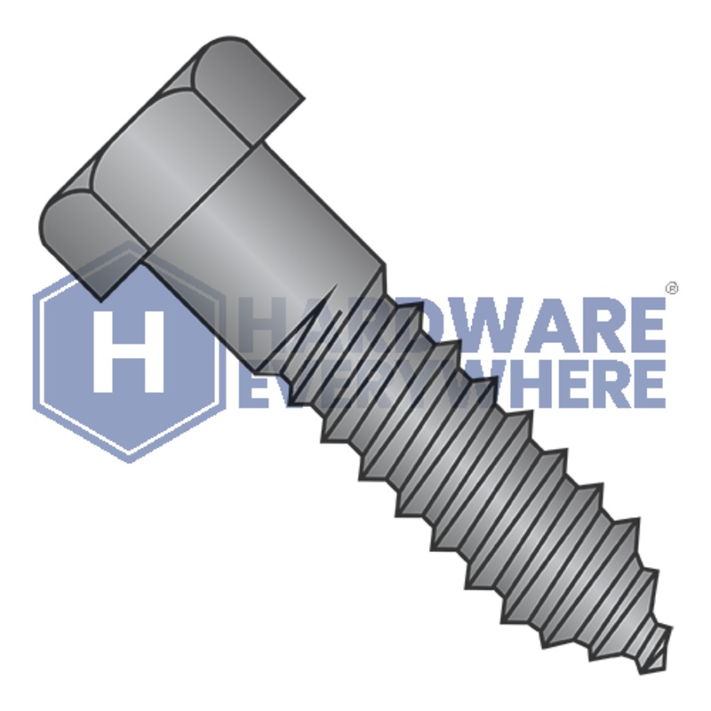 5/16 x 1 1/2 LAG SCREWS / Hex Head / Steel / Black Oxide