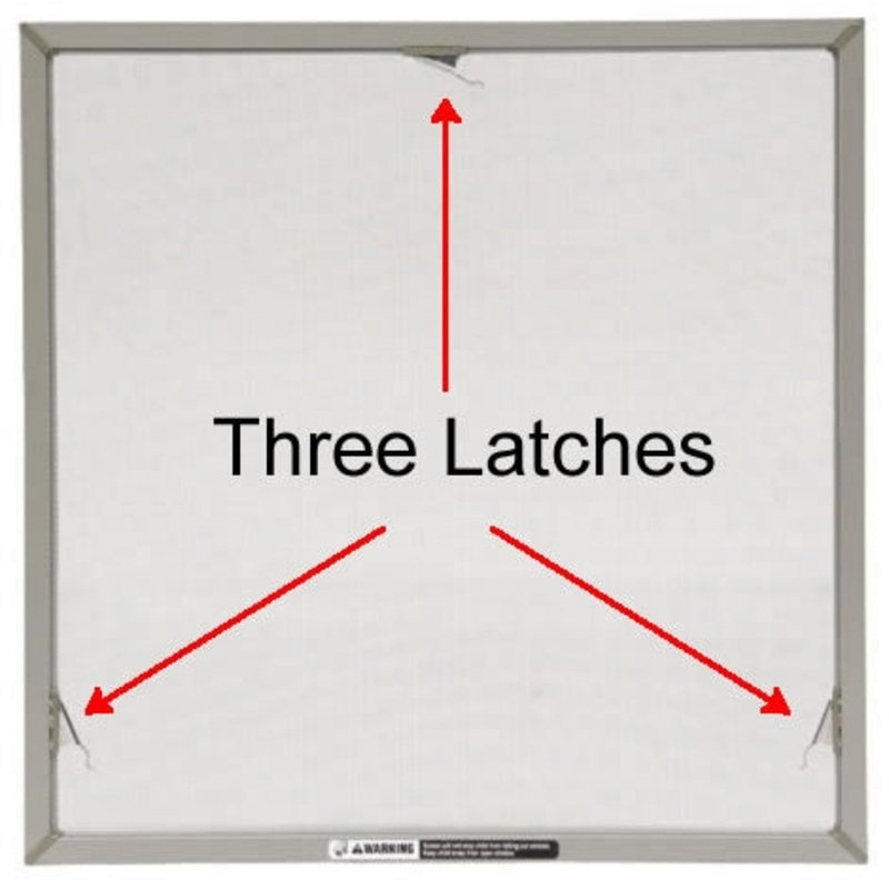 Andersen A6 Awning Screen in Stone Color (1995 to Present)