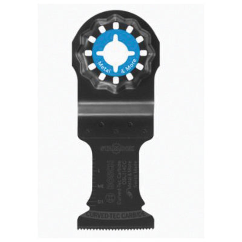 BOSCH OSL114CC Oscillating Multi-Tool Blade, Round Blade, 3.61 in L Blade, 1-1/4 in W Blade, Carbide/Metal Blade
