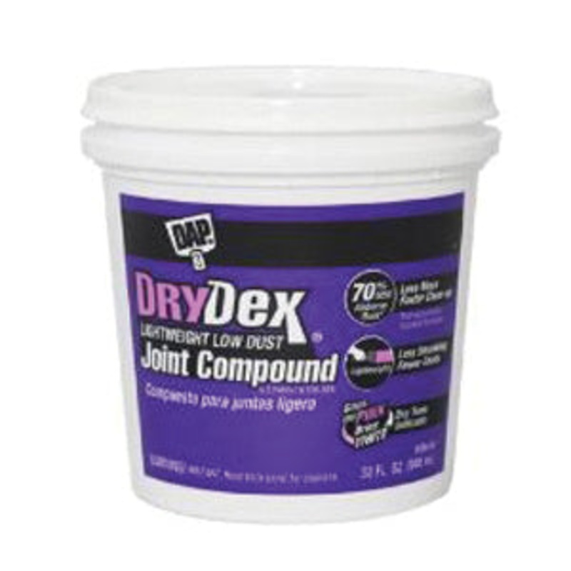 DAP 7079812385 Premium Lightweight Joint Compound, Paste, White, Mild, 1 qt
