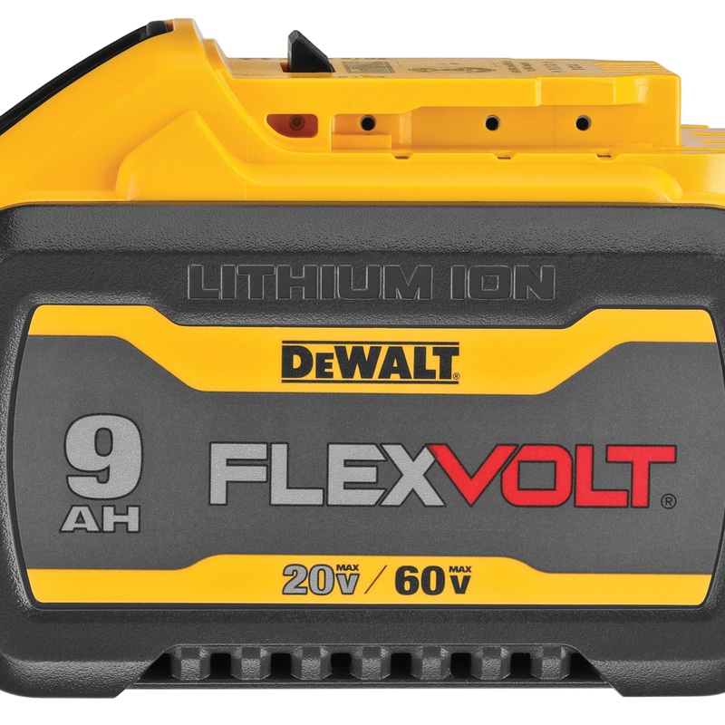 DeWALT GUARANTEED TOUGH DCB609 Cordless Battery, 20/60 VDC, 9 Ah Battery Capacity, Lithium-Ion Battery Chemistry, 1-Battery