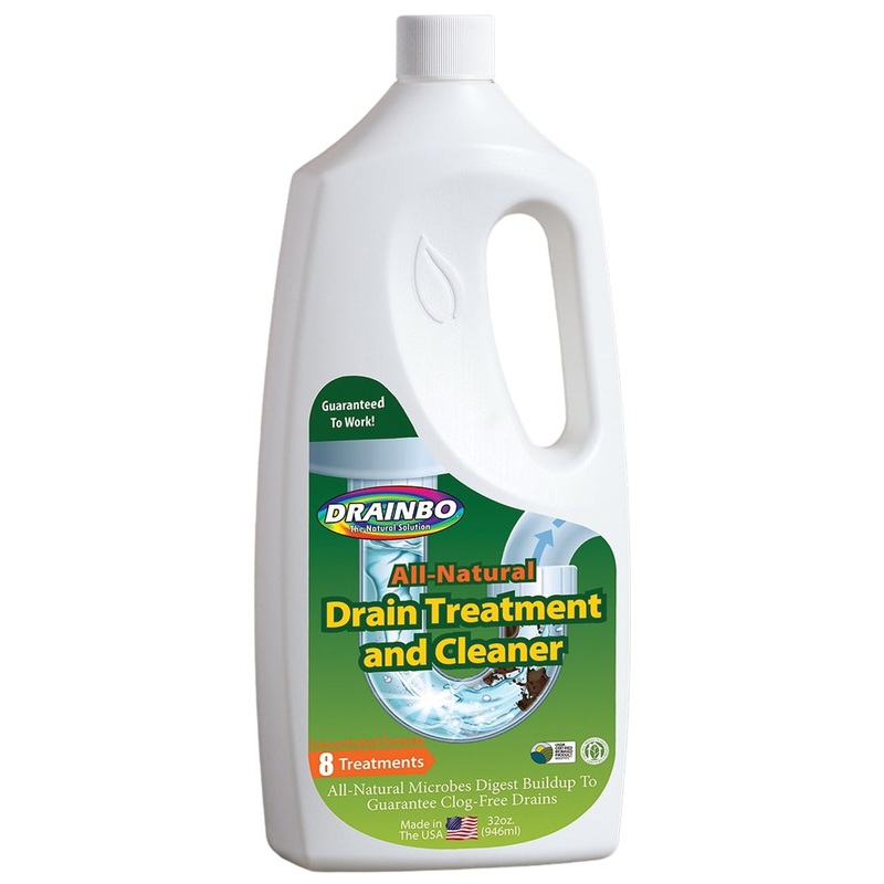 Drainbo 50000 Natural Drain Cleaner, 32 oz, Liquid, Concentrated