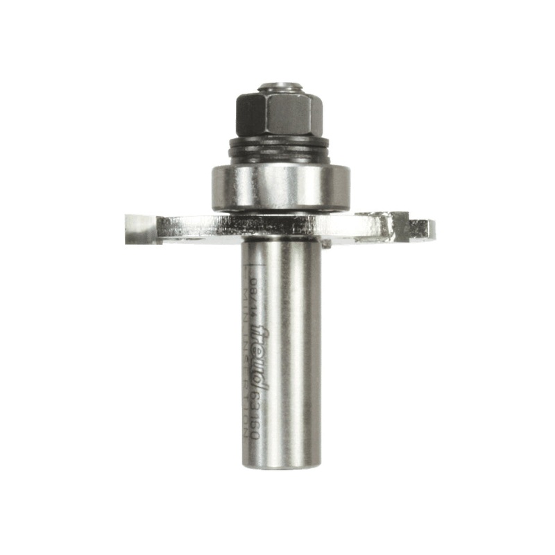 freud 63-109 Slotting Cutter Set, 3-Wing, 5/32 in Dia Cutting, 9/16 in L Cut, 2-3/8 in OAL, 1/4 in Dia Shank