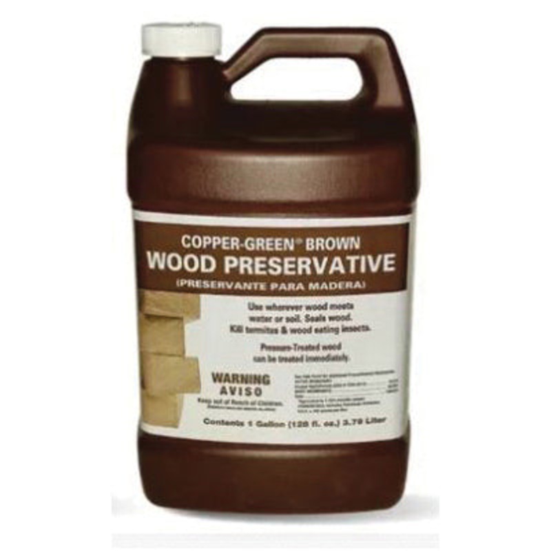 Green's COPPER-GREEN CB 1 Wood Preservative, 1 gal, Liquid, 150 to 200 sq-ft Coverage Area