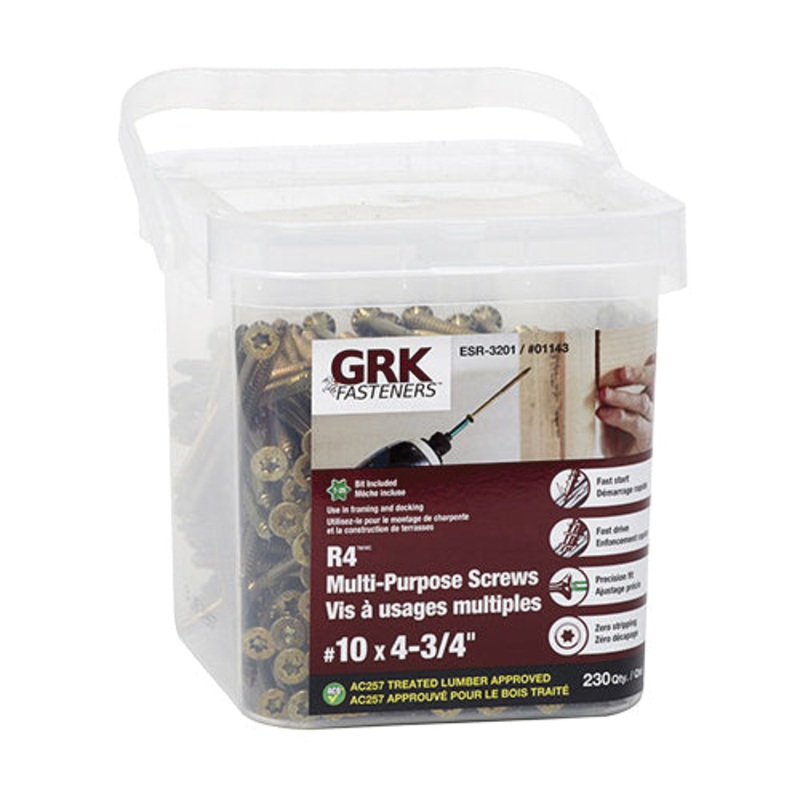 GRK FASTENERS R4 01137 Multi-Purpose Framing Screw