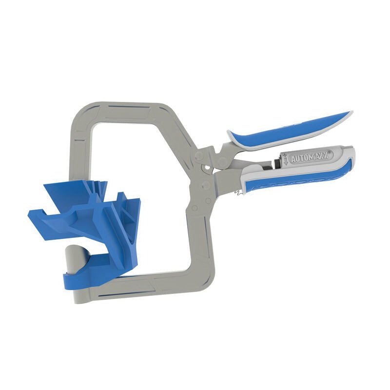 Kreg KHCCC Corner Clamp, 1 in Max Opening, 90 deg Clamping, 3 in D Throat, Steel Body