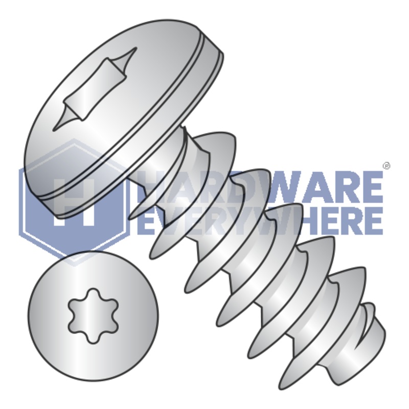 M2.2 x 6 METRIC THREAD FORMING SCREWS / Torx / Pan Head / A2 Stainless / Plain