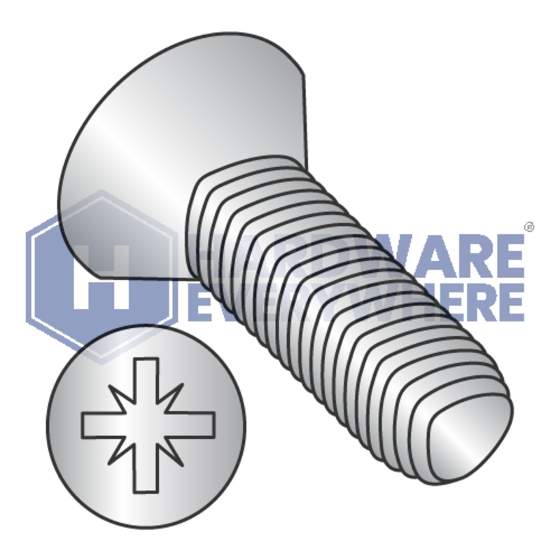 M5 X 12 Thread Forming Screws / Pozi / Flat Head / A2 Stainless / Plain / Taptite Alternate