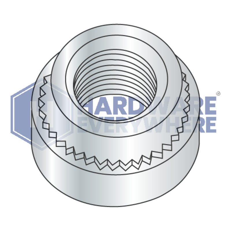 6-32-0 SELF CLINCHING NUTS / Steel / Zinc