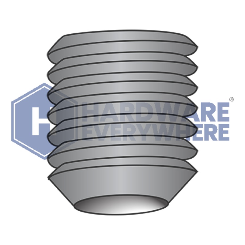 M5-0.8 x 10 METRIC SOCKET SET SCREWS / Steel / Black Oxide