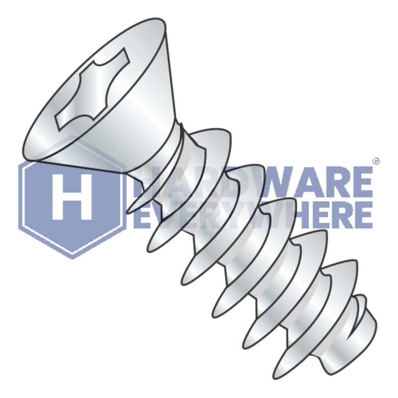 M5 x 18 METRIC THREAD FORMING SCREWS / Phillips / Flat Head / Steel / Zinc