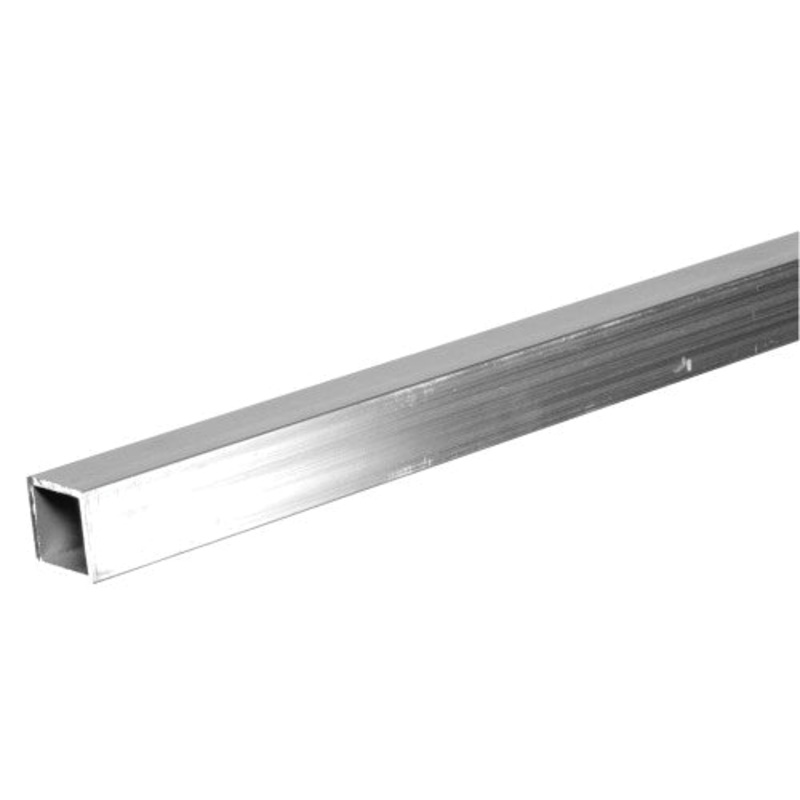 THE STEEL WORKS BY HILLMAN 11388 Weldable Square Tube, 72 in L, 0.055 in Thick, 3/4 in H Outside, 3/4 in W Outside