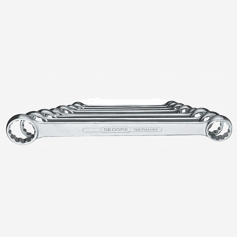 Gedore 4-8 Flat ring spanner set 8 pcs 6-22 mm