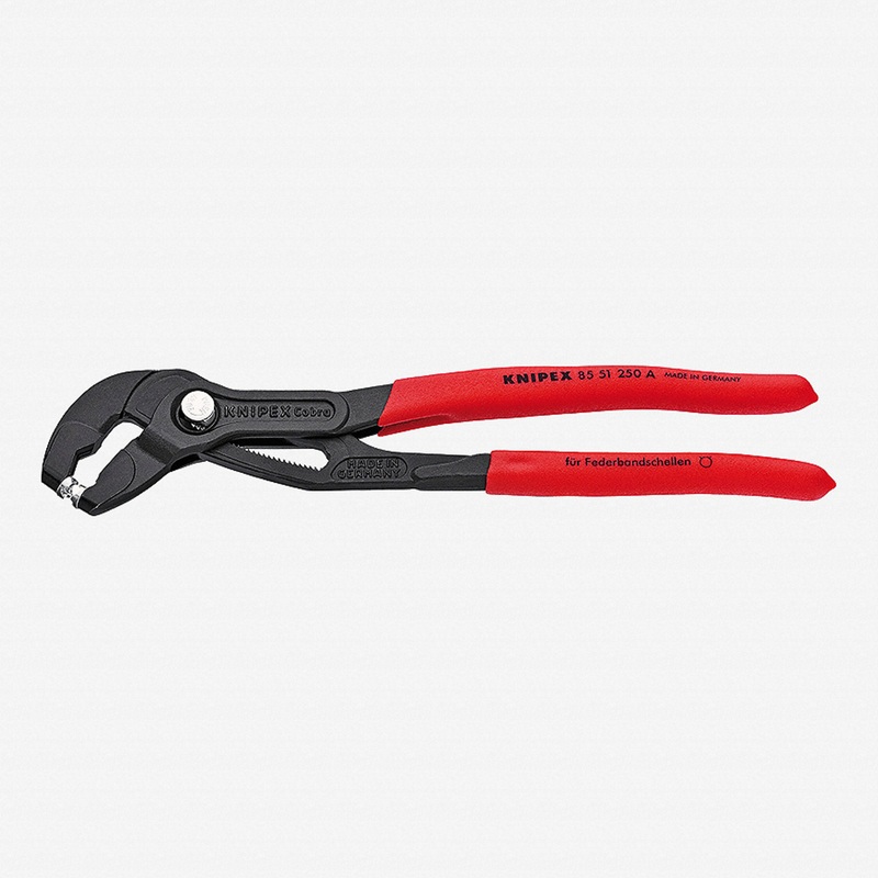 Knipex 10" Spring Hose Clamp Pliers - Plastic Grip