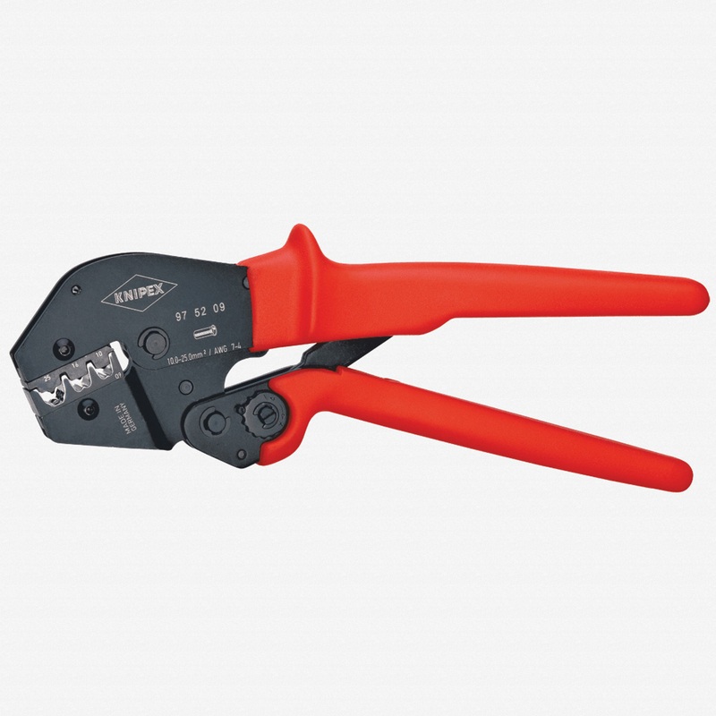 Knipex Crimping Pliers w/ Lever Transmission - End Sleeves (ferrules) AWG 7 / 5 / 3