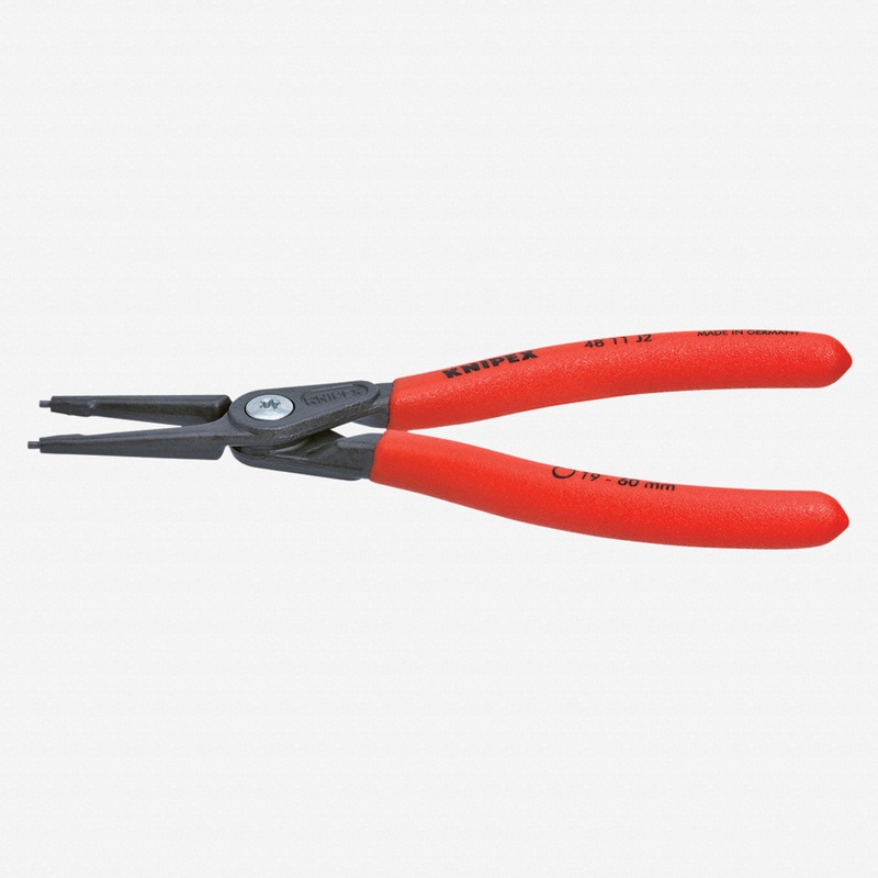 Knipex Precision Straight Tip Internal Circlip Pliers 12-25 mm dia - Plastic Grip