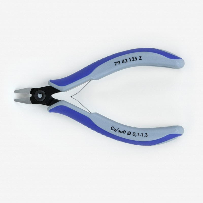 Knipex Z Precision Electronics Diagonal Cutters Pointed Head - MultiGrip NYM Cable (flush cut - soft materials)