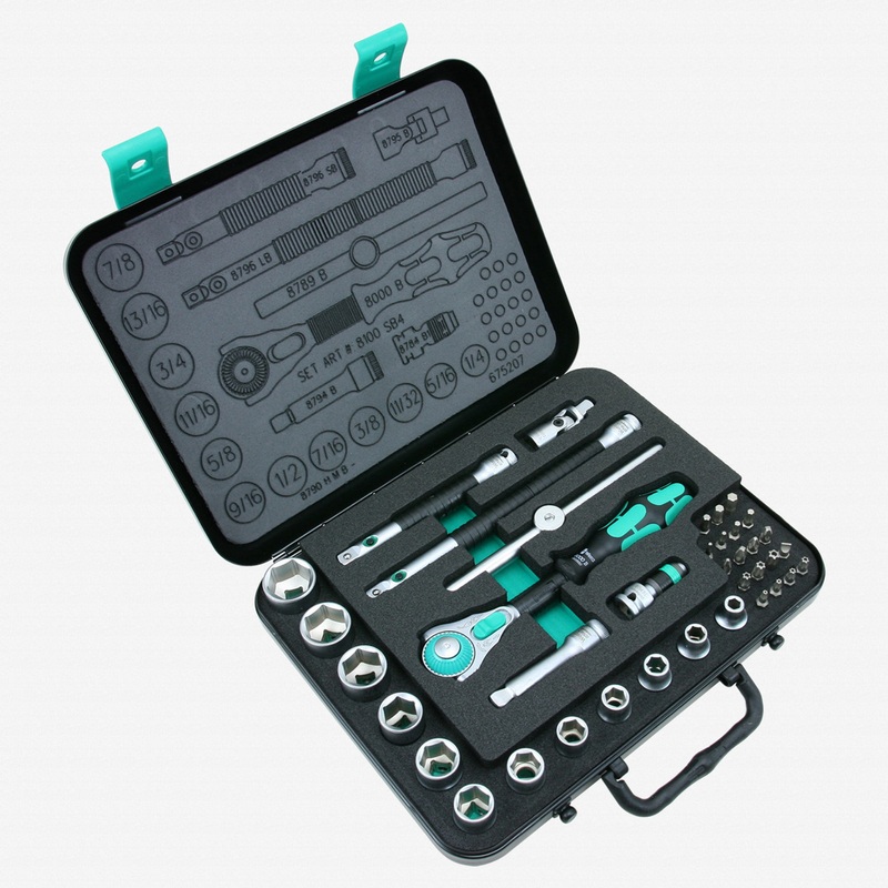 Wera 003596 Zyklop Ratchet Premium 3/8" Drive SAE Set