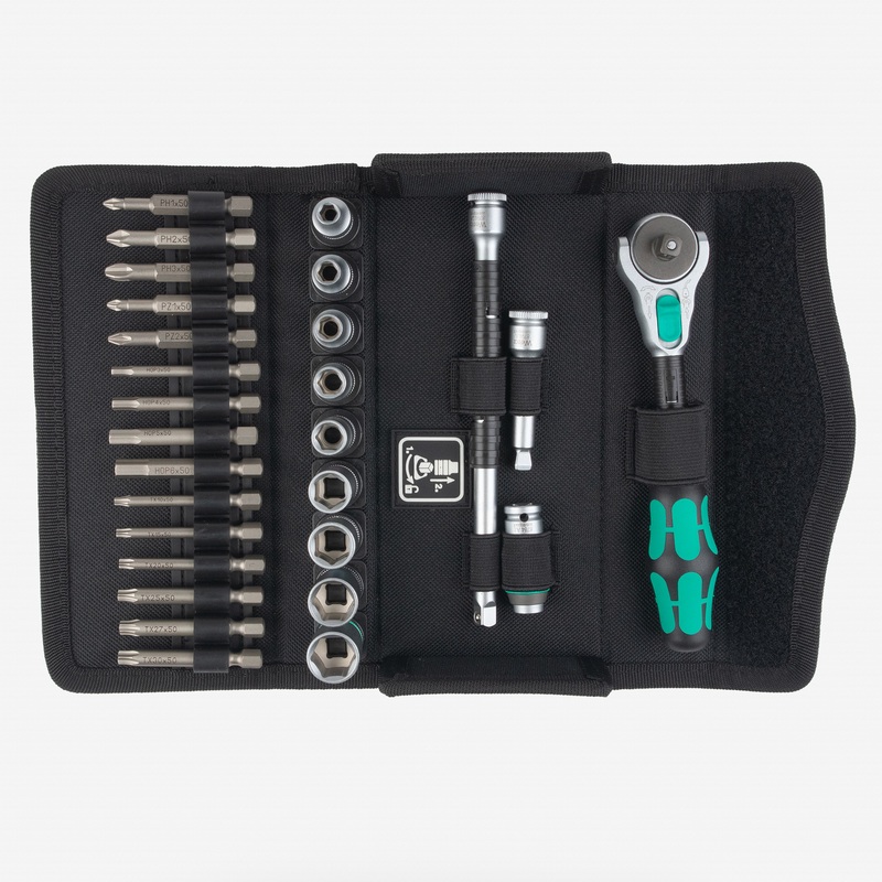 Wera 004016 Zyklop Speed Ratchet 1/4" Drive Metric Set