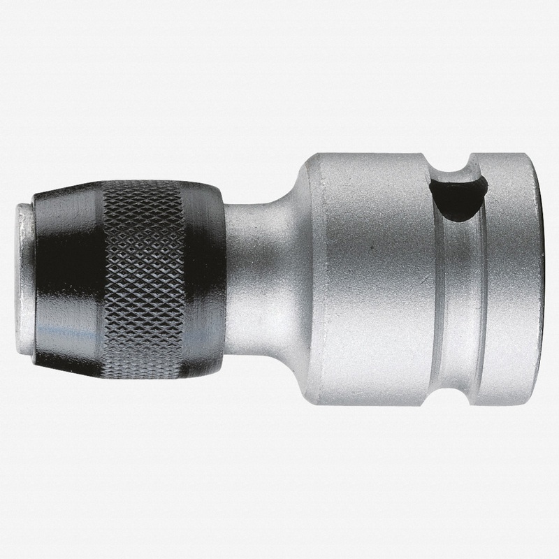 Wera 042760 1/2" Square to 1/4" Hex Adaptor with Quick-Release Chuck