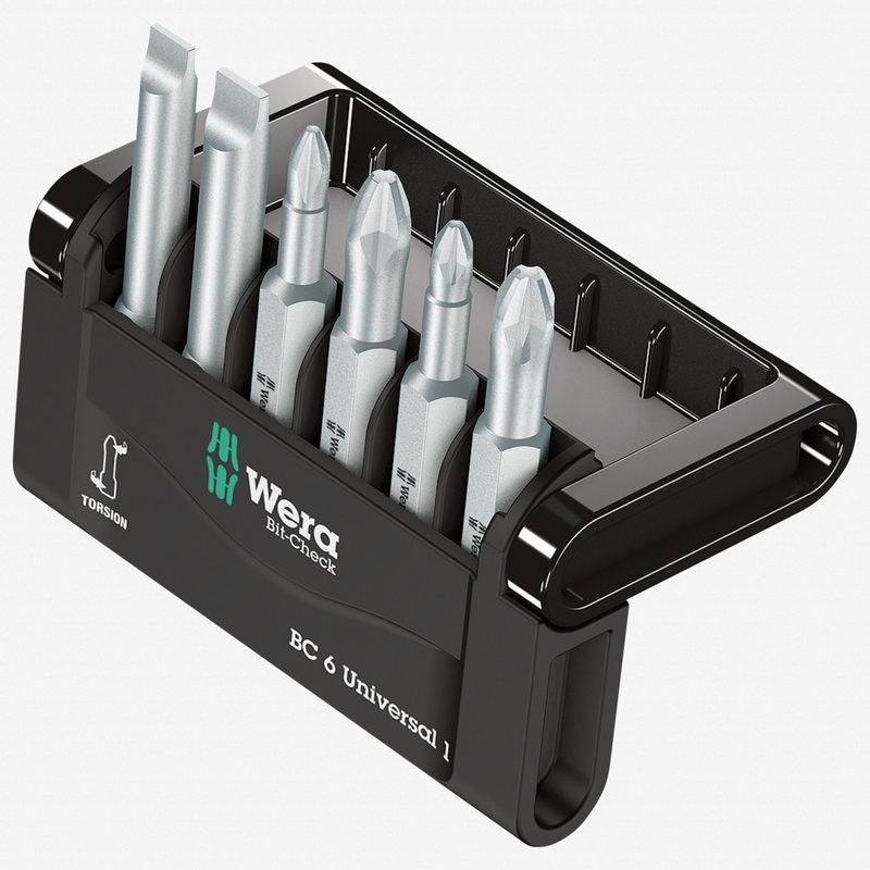 Wera 056474 Bit-Check Universal 1 - PH, PZ, Slotted