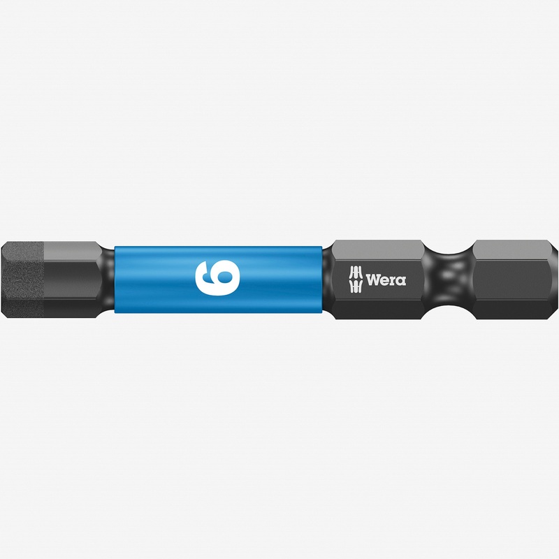Wera 057646 6 x 50mm Hex Impaktor Diamond Coated Power Bit