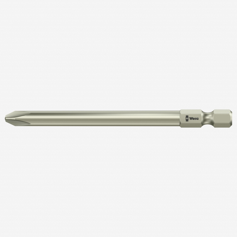 Wera 071082 #2 x 89mm Stainless Steel Phillips Power Bit
