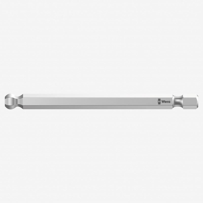 Wera 380131 1/4" x 89mm Ball End Hex Power Bit