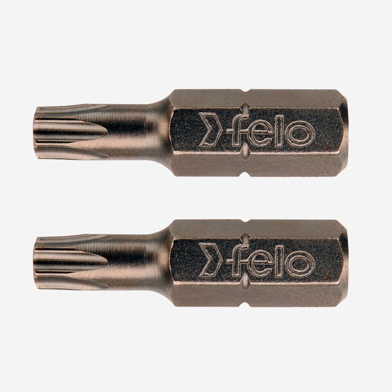 Felo Torx T10 x 25 mm Bits  - 2 Pieces