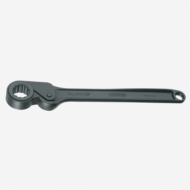 Gedore 31 KR 12-28 Friction type ratchet with ring 28 mm