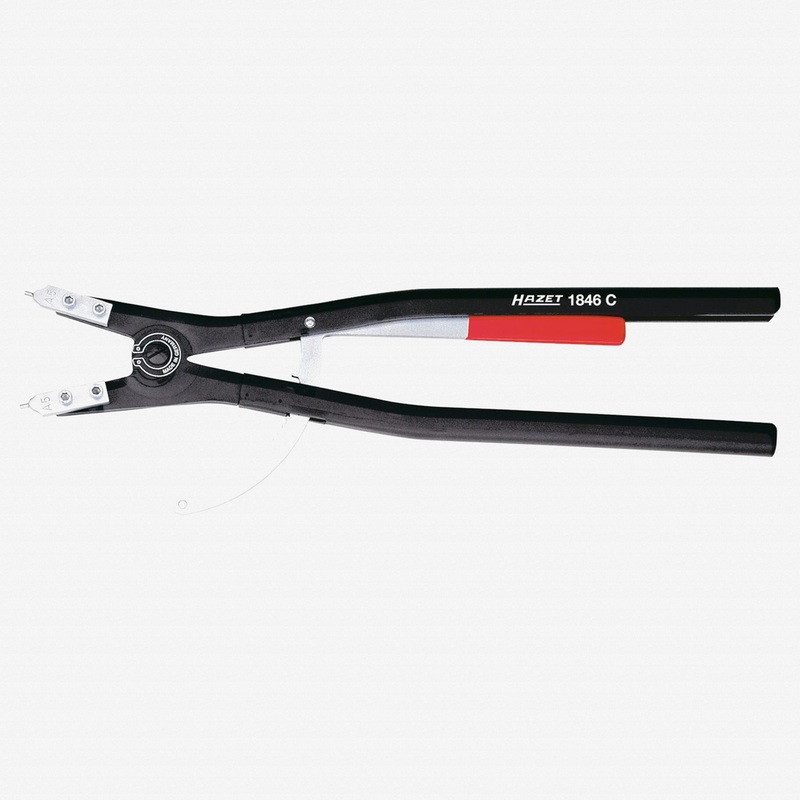 Hazet 1846C-5 Circlip pliers 122-300mm Straight Tip External