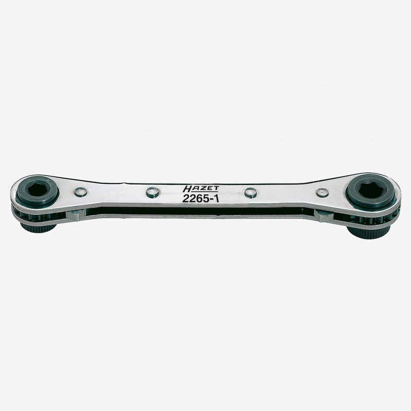 Hazet 2265-1 1/4" + 5/16" Reversible Ratchet for Bits - Straight