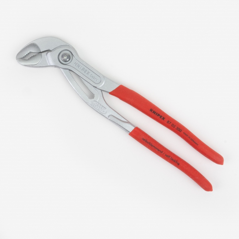 Knipex 12" Cobra Pliers - Chrome w/ Plastic Grip