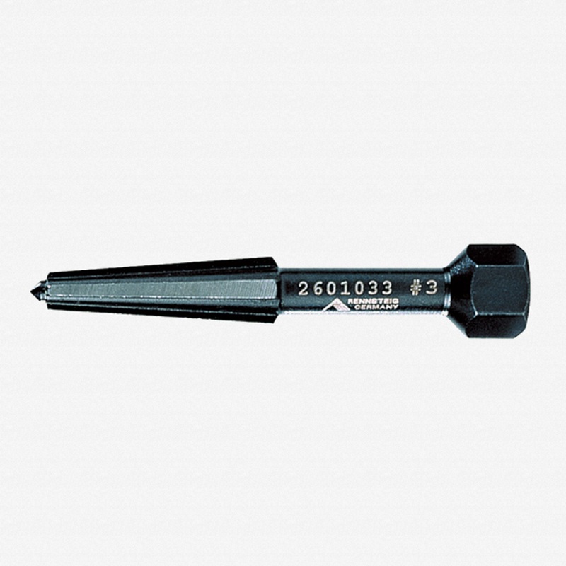 Rennsteig Double Edged Screw Extractor Size 3