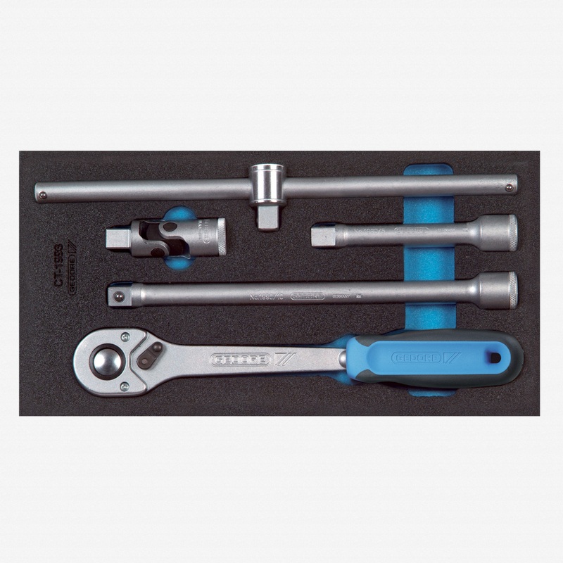 Gedore 1500 CT1-1993 T Accessories for socket wrenches 1/2" in 1/3 CT module