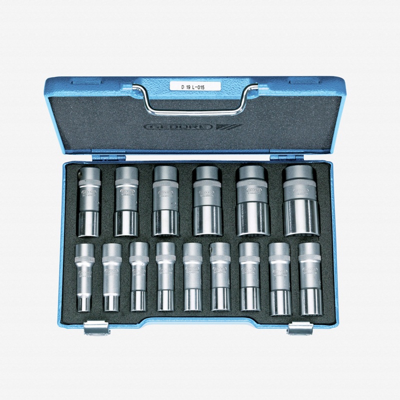 Gedore D 19 L-015 Socket set 1/2" 15 pcs UD 10-32 mm