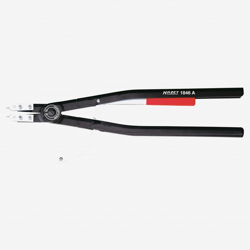 Hazet 1846A-5 Circlip pliers 122-300mm Straight Tip Internal