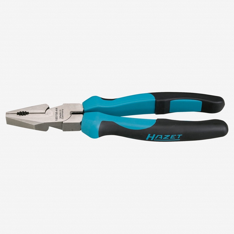 Hazet 1851M-44 Heavy-duty combination pliers 200mm - Polished
