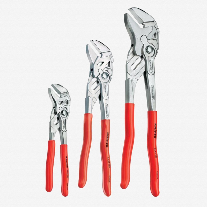 Knipex 3Pcs Pliers Wrench Set, 7