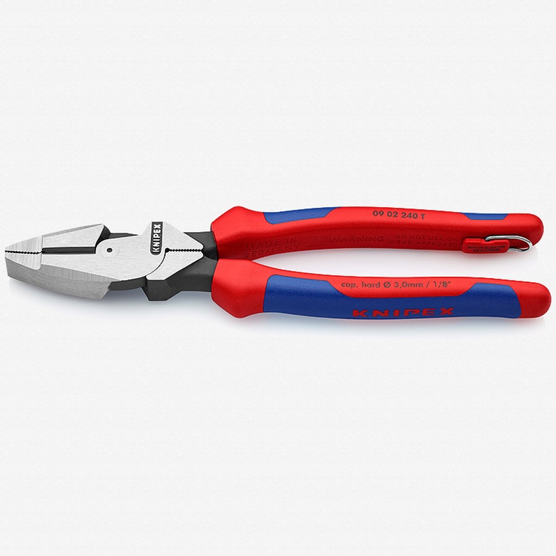 Knipex 9.4" Lineman's Pliers - MultiGrip Tethered Attachment
