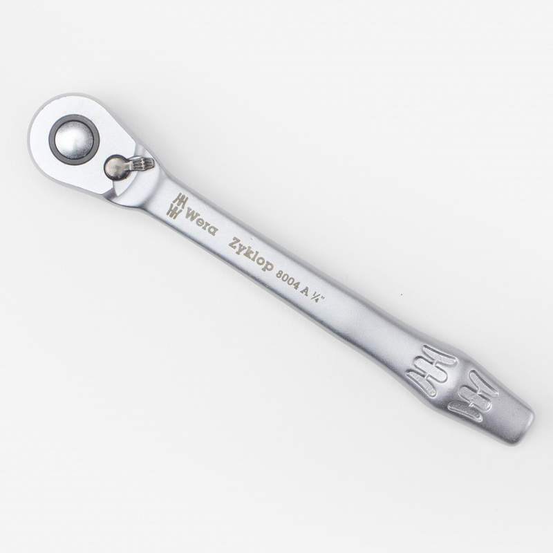 Wera 004004 Zyklop Ratchet 1/4" Drive w/ Switch Lever