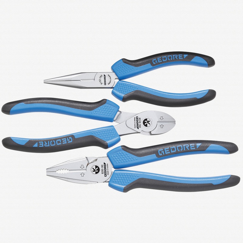 Gedore 1102-003 Pliers set, 3 pieces in L-BOXX Mini