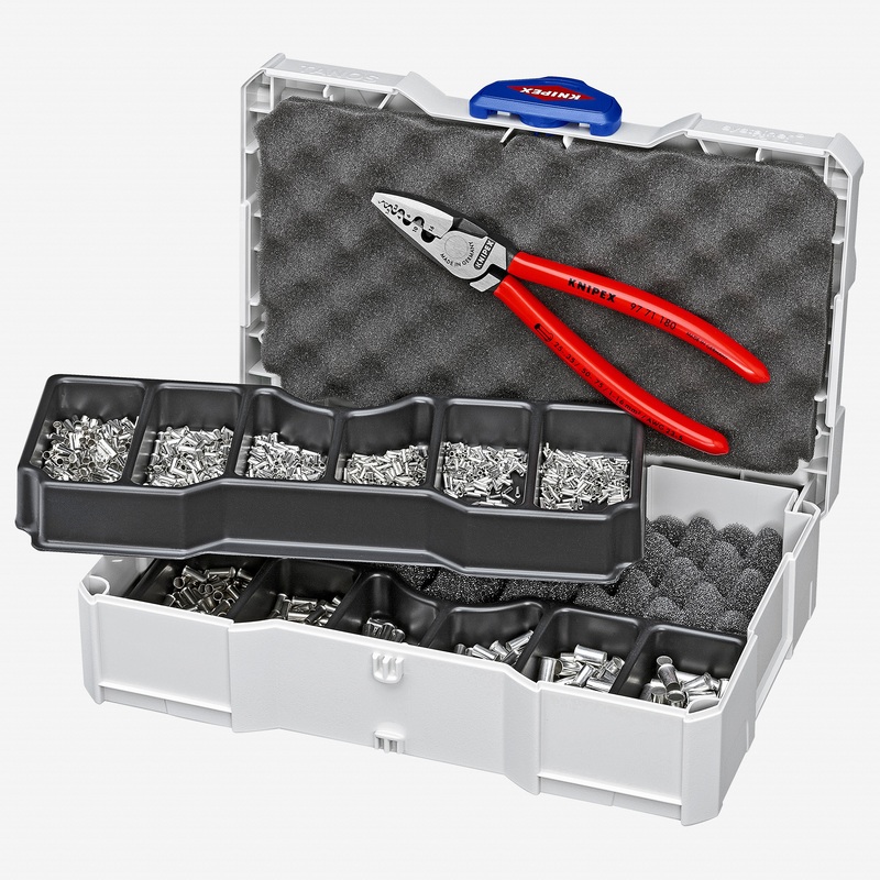 Knipex Crimp Assortment Set with Crimping Pliers