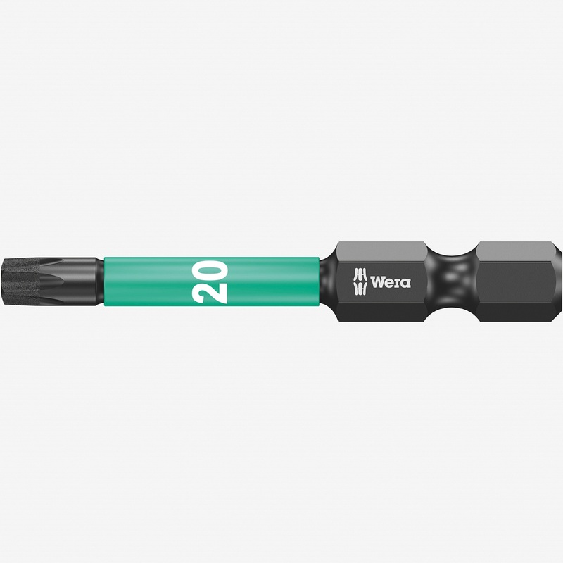 Wera 057664 T20 x 50mm Torx Impaktor Diamond Coated Power Bit