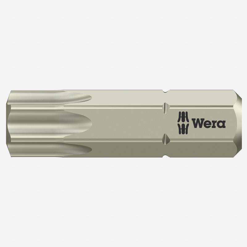 Wera 071038 T40 x 25mm Stainless Steel Torx Torsion Insert Bit