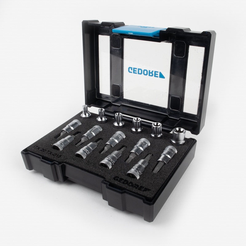 Gedore ITX 20 TX-015 Screwdriver bit socket set 1/4" 15 pcs TORX