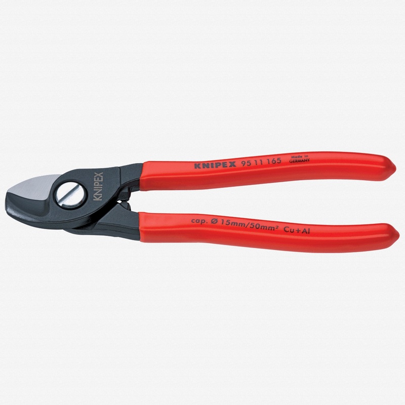 Knipex 6.5" Cable Shears - Plastic Grip