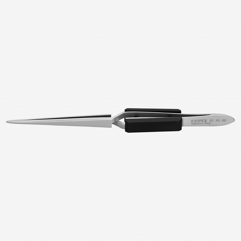 Knipex Cross-Over Tweezers straight narrow tips